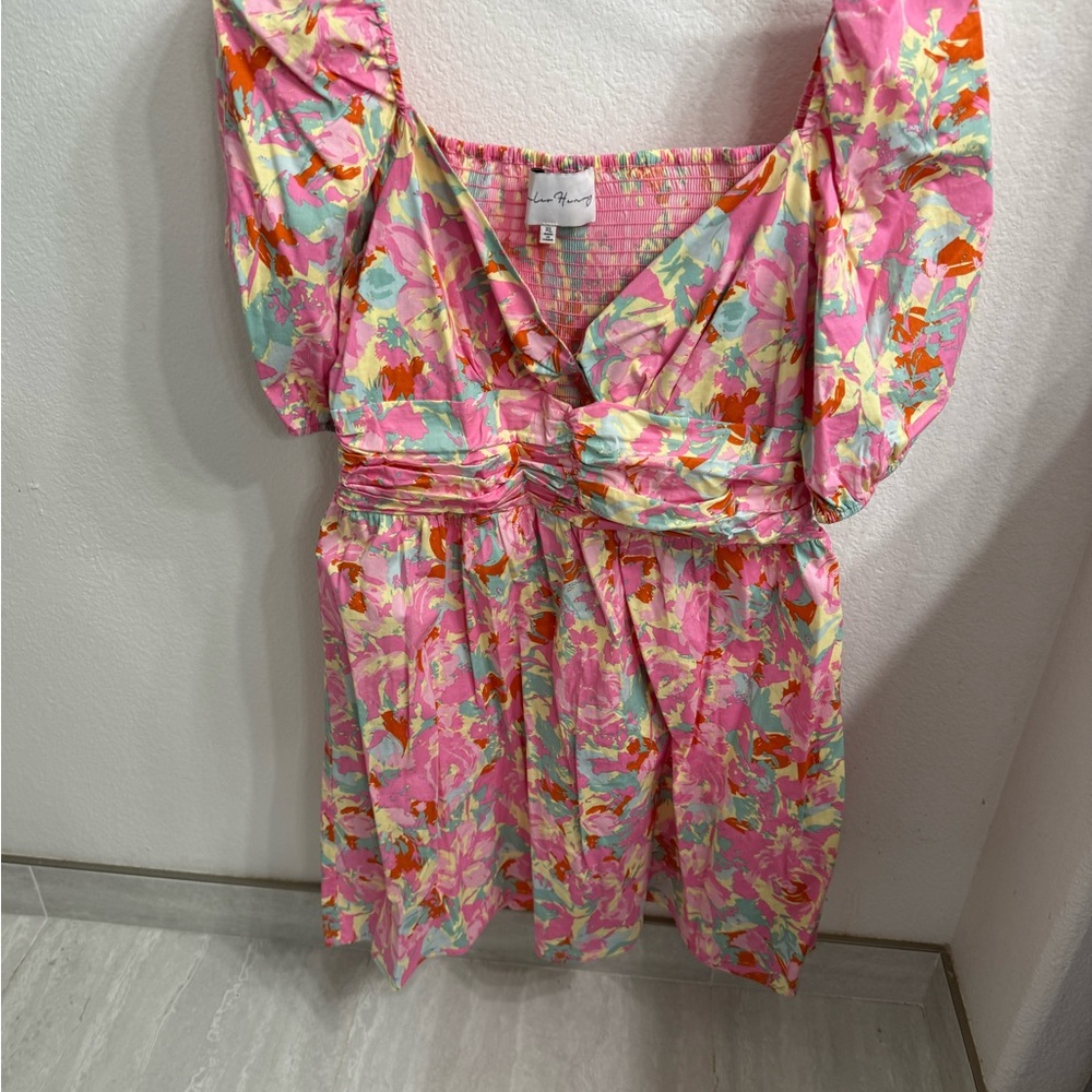 Nordstrom Pink Floral Dress